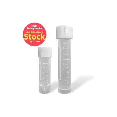 Mtc Bio MTC Bio Transport Tube with Attached Screw Cap, Sterile, 5 ml, 1000 Pack C1811